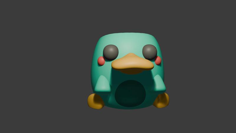 Perry, the Platypus Pen Cup