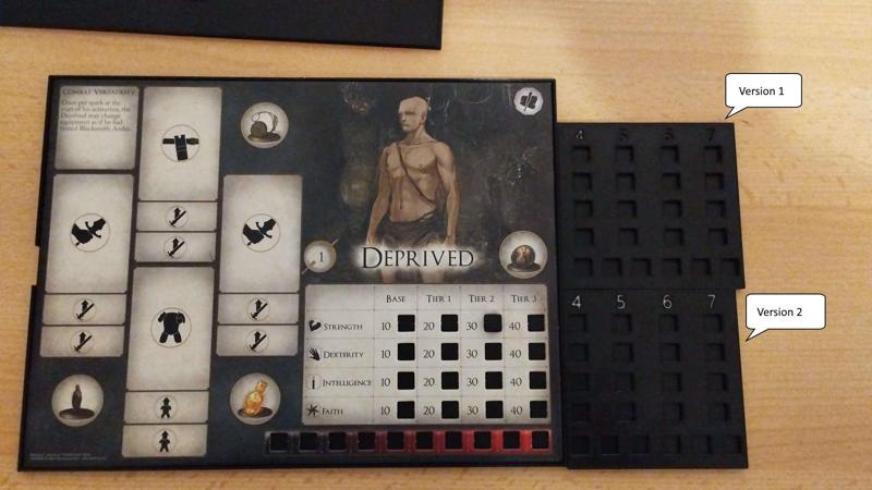 Support plaque joueur Dark souls the board game