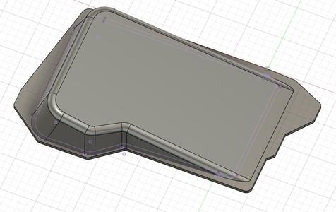 Battery cover for scooter Piaggio NRG MC3