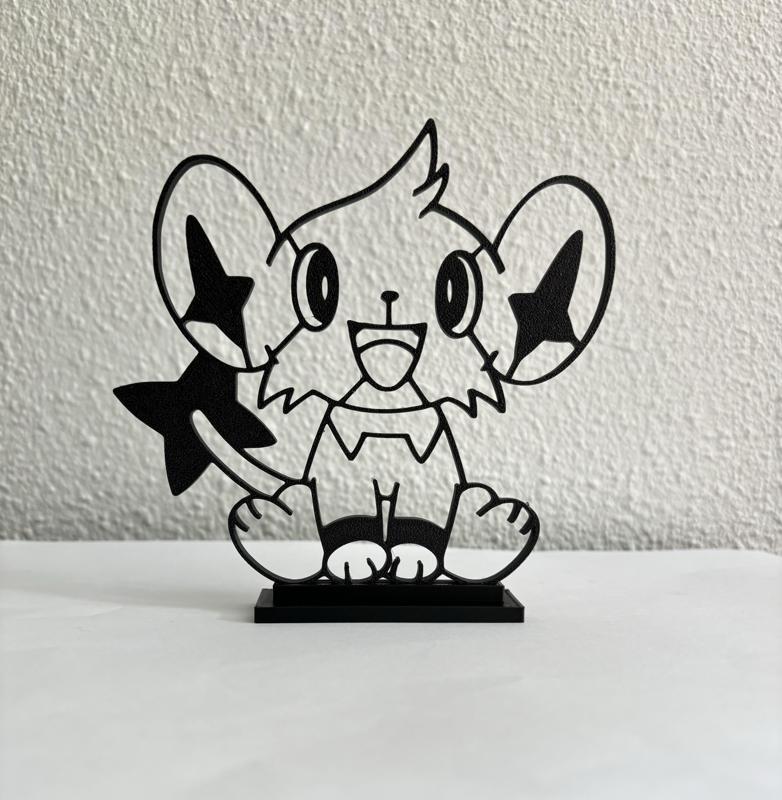 Shinx Pokemon line art