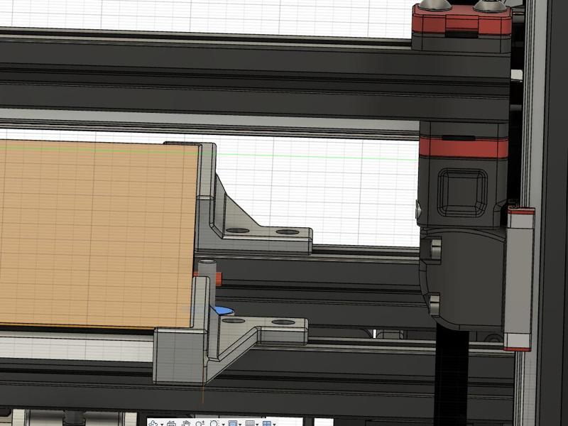 Flex steel plate bed guides for Voron 2.4 300mm build, 304.8mm bed