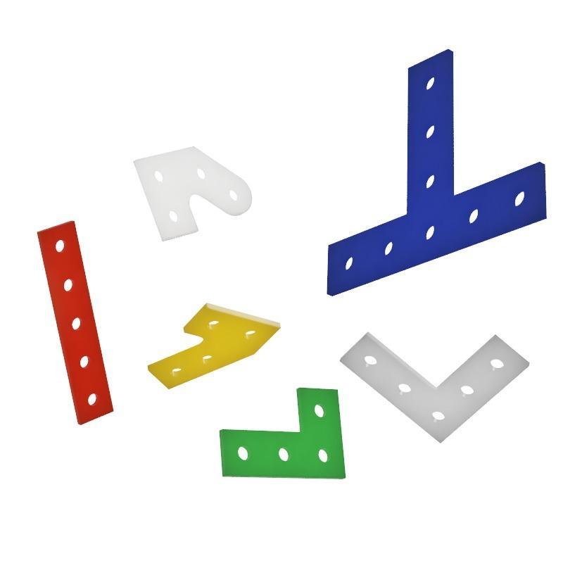 MakerBeam - 10mm x 10mm (1010) Flat Plates Full Set
