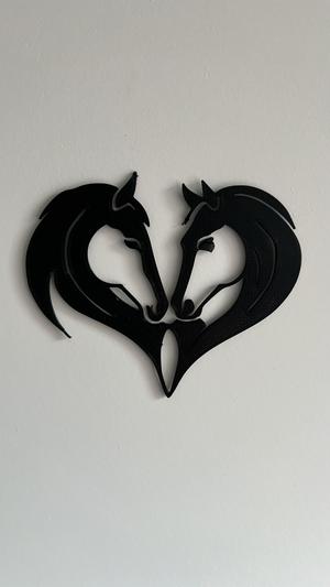 Horses Heart Wall Art #1