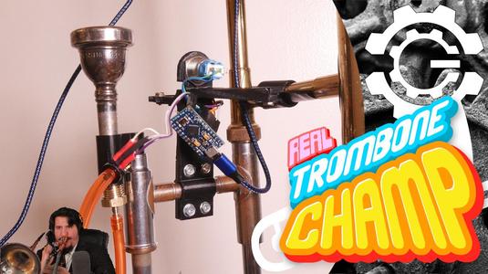"Real" Trombone Champ trombone controller mount
