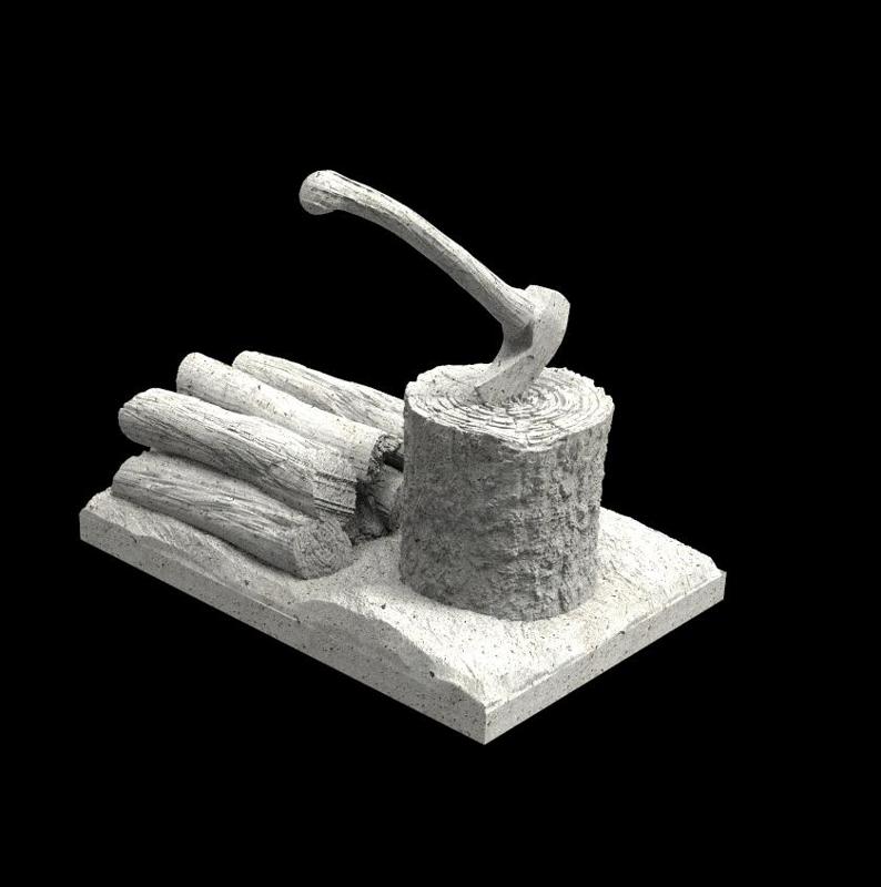 umberjack Axe :: Camp Decoration B512