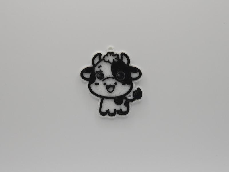 Cute Cow Keychain