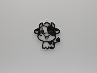 Cute Cow Keychain