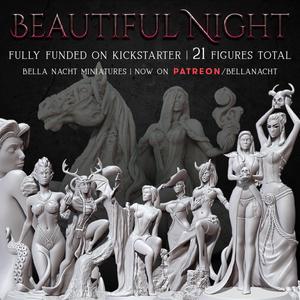The Beautiful Night Kickstarter Set - 21 Figures