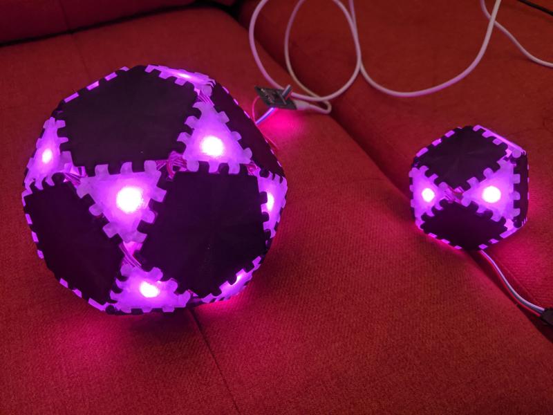 Triangle LED Holder Polypanel