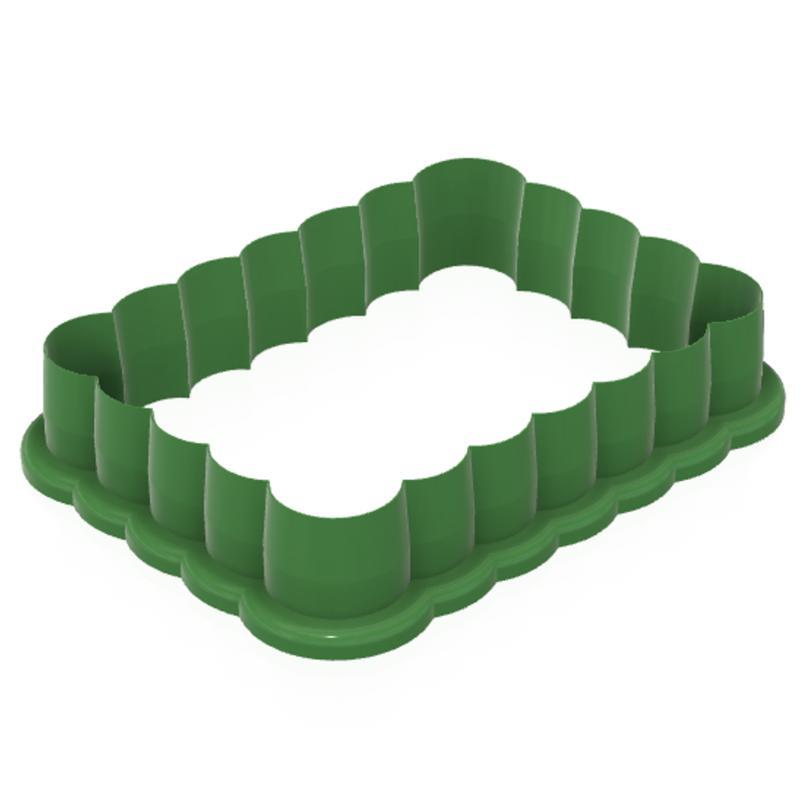 Scalloped Rectangle Cookie Cutter