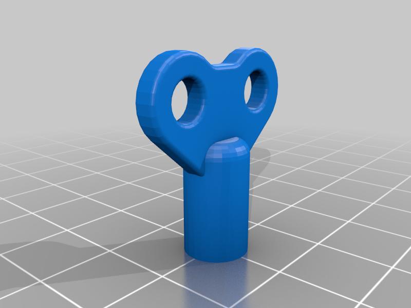 Cental heating square key