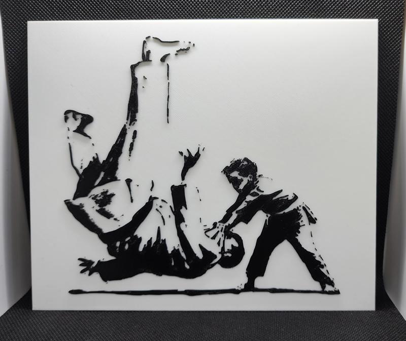 Banksy's Ukrainian Judo - 2 Color w/filament change (1 at a time)