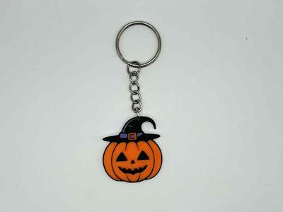 Pumpkin keychain