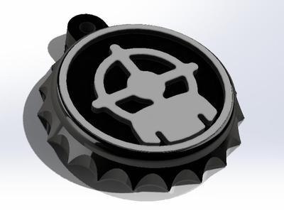 Deadshot Daiquiri Bottle Cap Key Chain