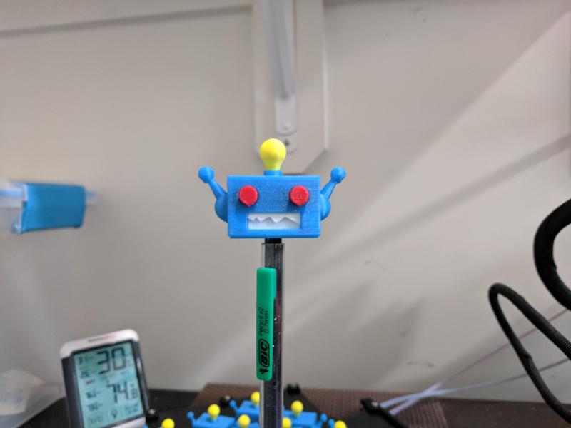 Mulbot Pencil Topper Multimaterial