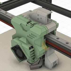 BLV mgn Cube X-Carriage for Titan Aero Direct Extruder