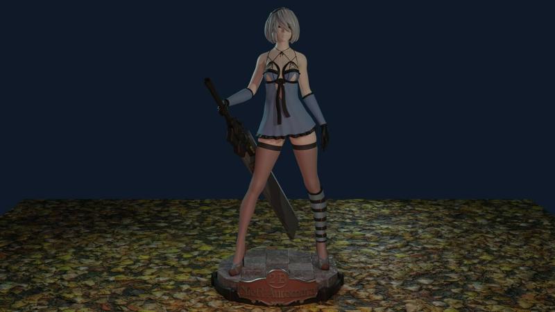 Nier: Automata - 2B Kaine suit