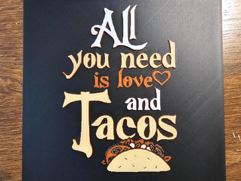 Love and Tacos Hue Forge