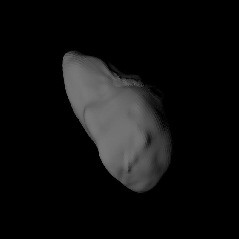 951 Gaspra scaled one in 200 thousand