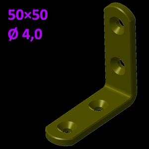 CHAIR BRACKET 50×50×16, SCREW Ø 4.0 MM