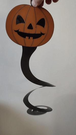 Pumpkin Halloween spring effect