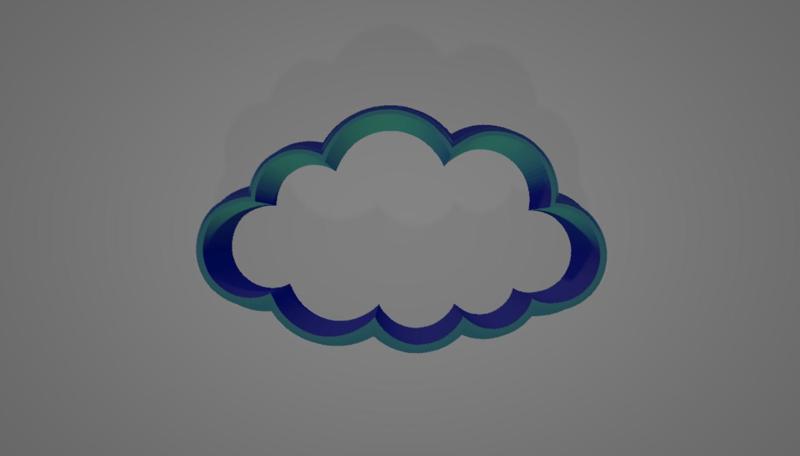 Cloud cookie cutter - 8,5cm