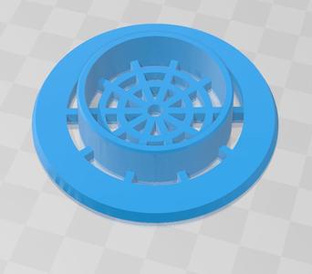 Hair trap for shower drain