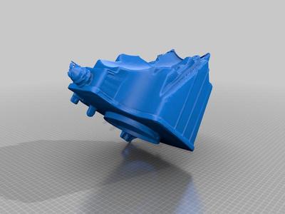 DRZ400 air box 3d scan