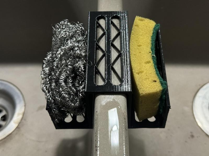 Sponge Holder for Double Sink