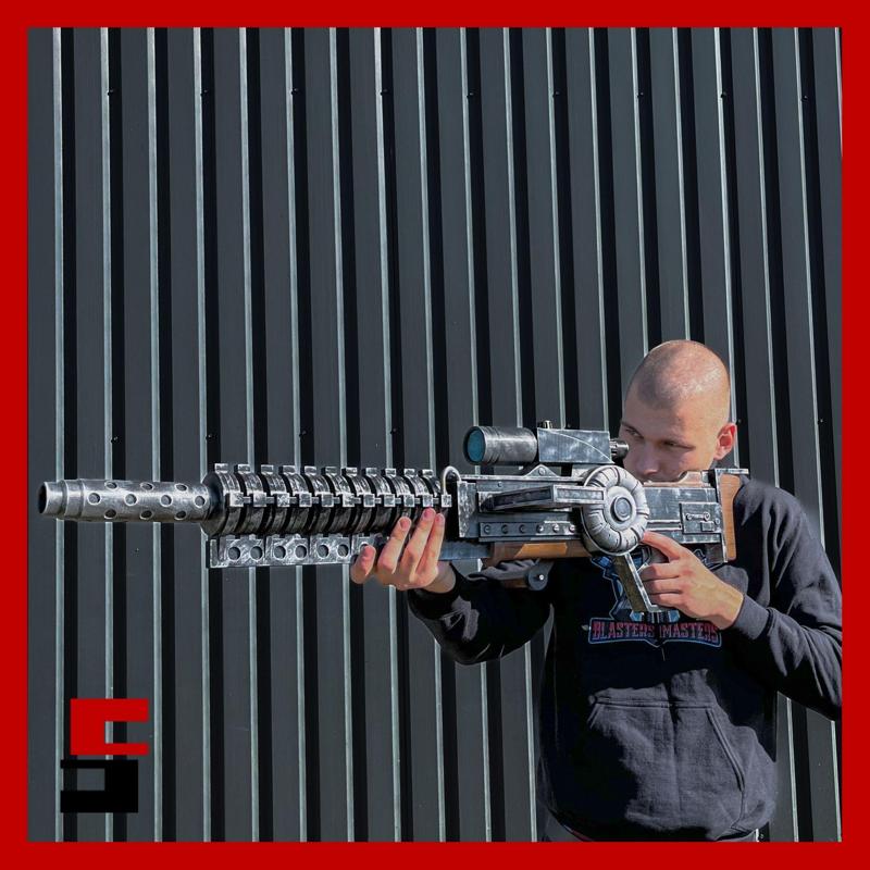 Prototype Gauss Rifle Prop Replica Fallout 3 New Vegas Gun Weapon Cosplay