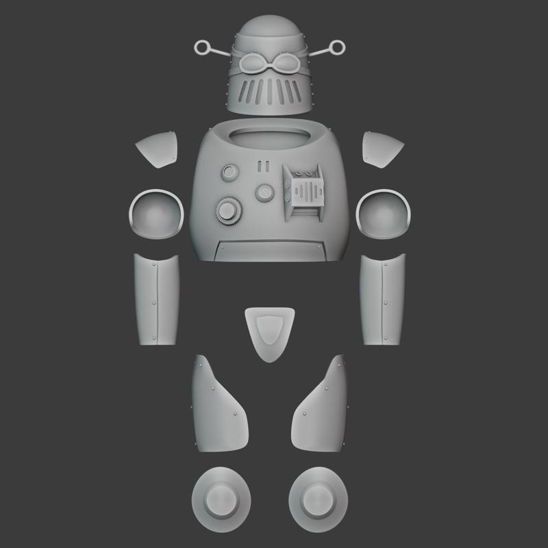 Fallout 3 - The Mechanist 3D print part 1/12 1/6