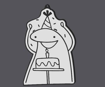 keychain happy flork