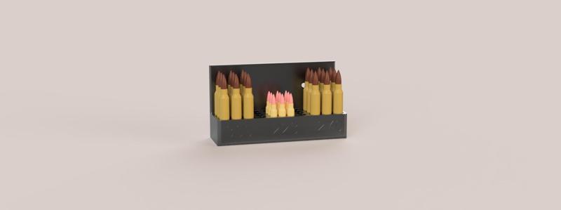 Ammo Holder for cal .300 .223 .270
