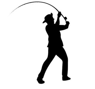 Fishing silhouette