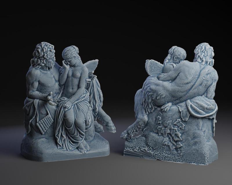 Satyr and Angle/Fairy