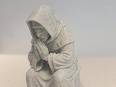 The praying monk