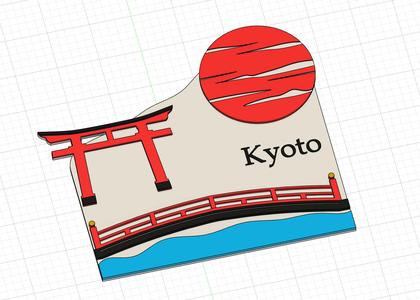 Kyoto Diorama 2D Art