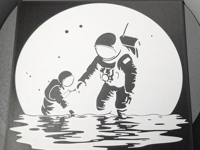 Astronaut Dad | Filament Painting