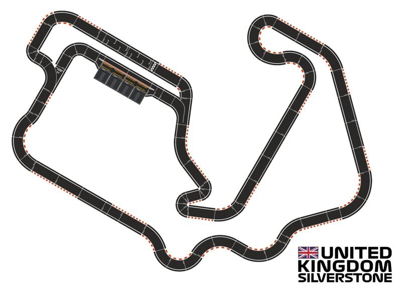 Racing Circuits - building kit - United Kingdom Silverstone Grand Prix