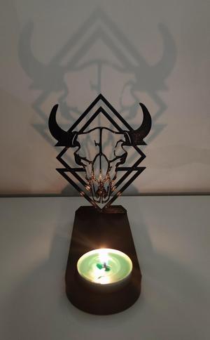 Candle holder - taureau