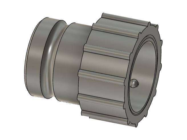 Dewalt Airlock to Camlock vacuum adaptor