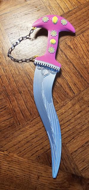 Khanjarli dagger in 2 parts for easier printing
