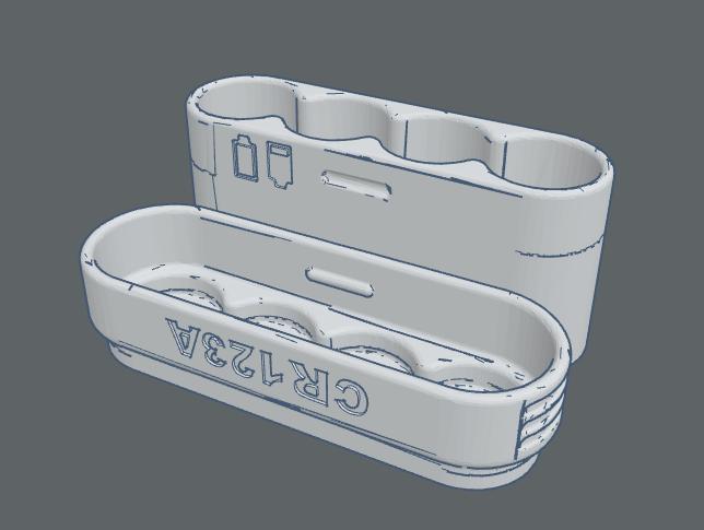 CR123A Battery Case