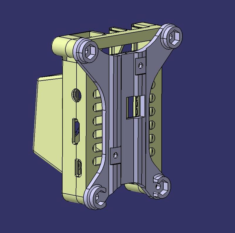 Octoprint Pi3 V-slot 40mm Adapter for Case (Ender 5 & more)