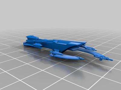 Star Trek - Breen Old Sarr Theln Warship (Pre 2014)