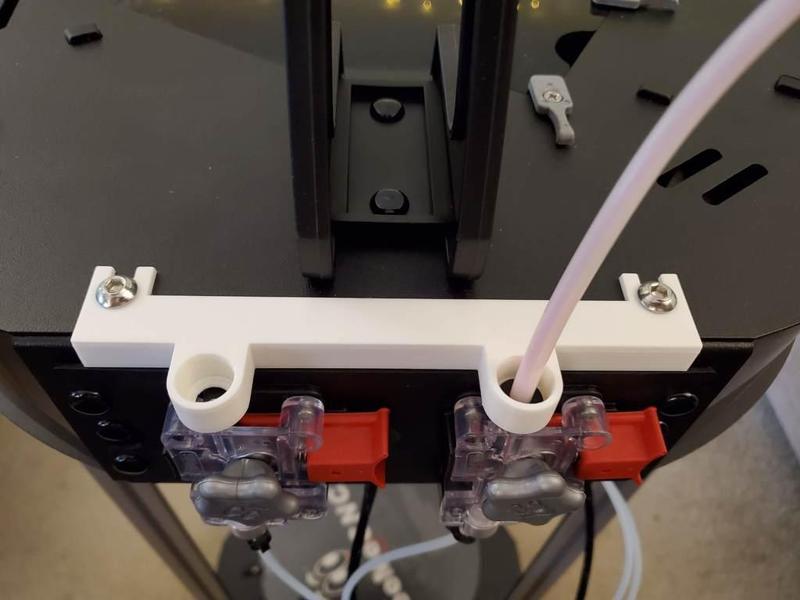 Mosaic Palette 2 Filament Clip for SeeMeCNC RostockMAX v4