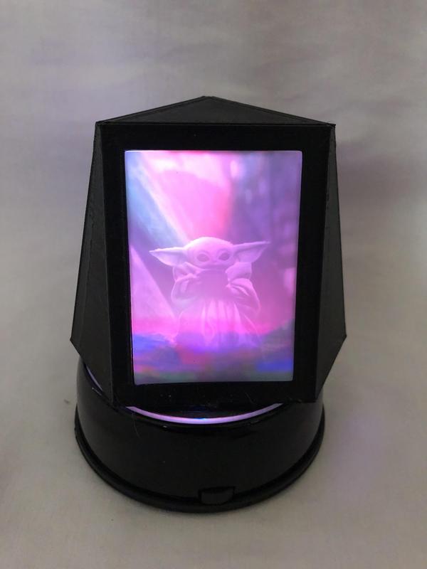 Three-sided Lithophane Hologram Custom Photo/Picture Display
