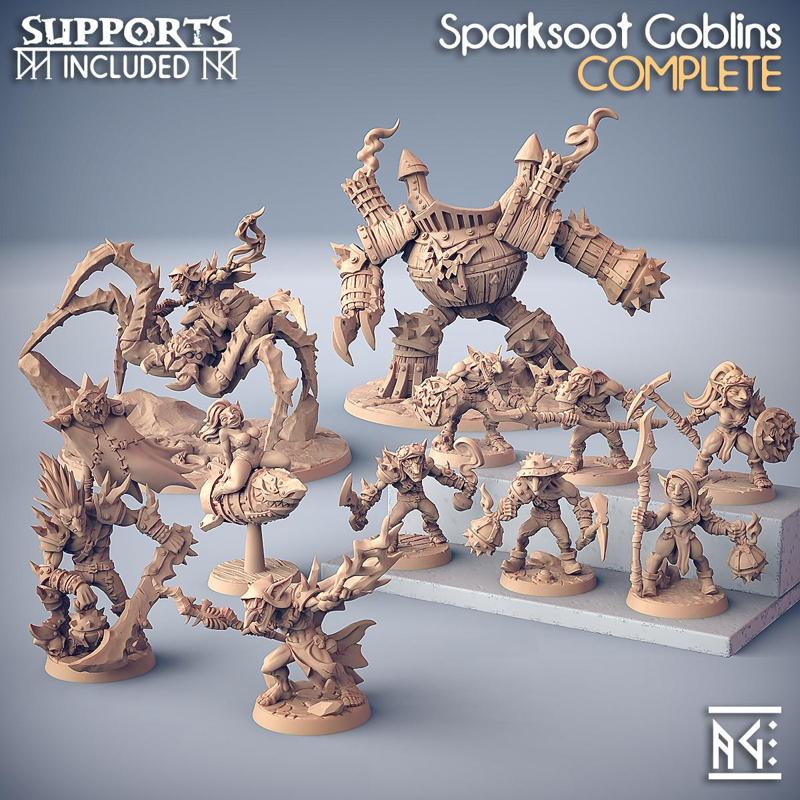Sparksoot Goblins (presupported)