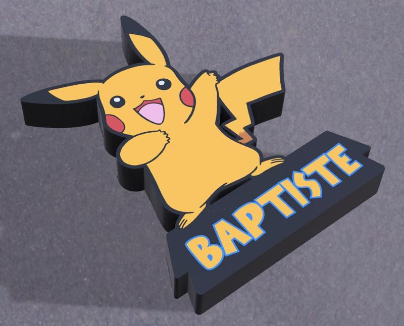 Light box PIKACHU BAPTISTE