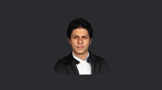 Shahrukh-Khan-bust/head/face ready for 3d printing